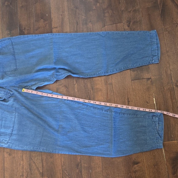High-waisted denim pants - Picture 5 of 6